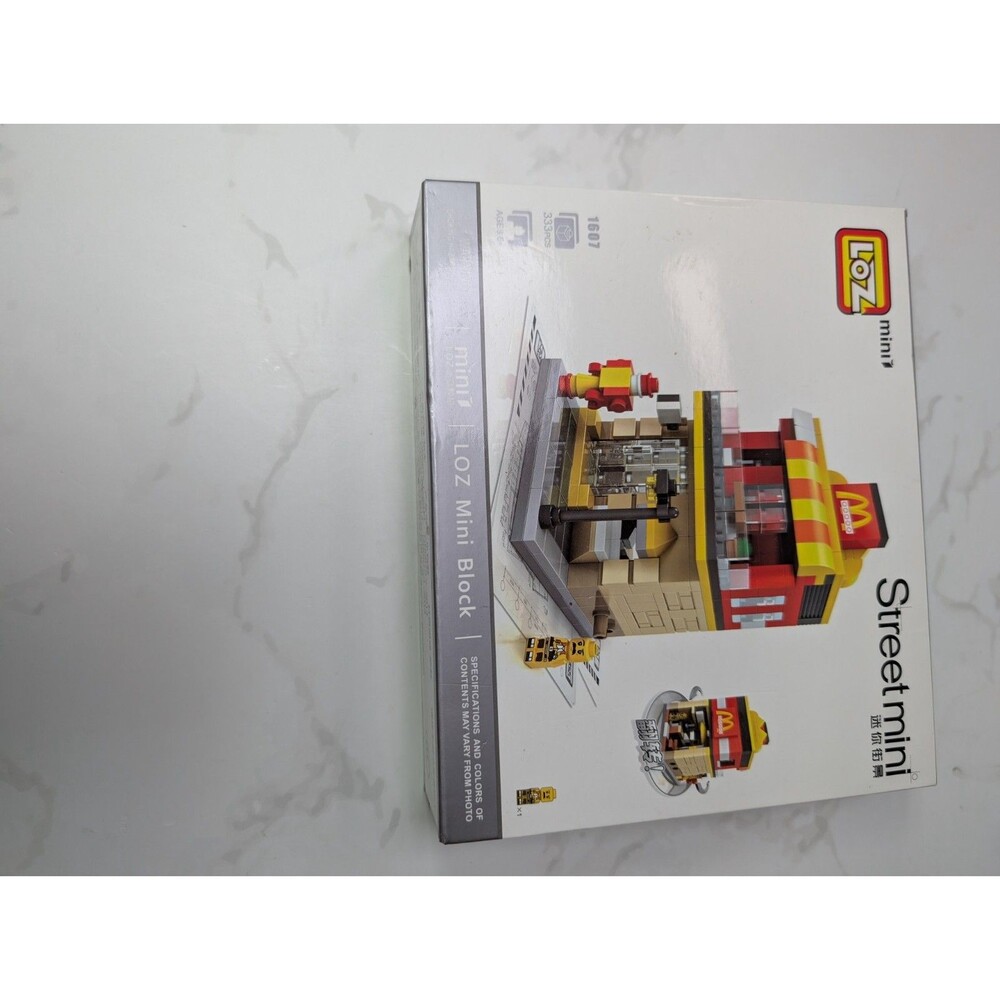 LOZ Mini Street Mini 1607 Fast Food Restaurant Building Block Set Sealed